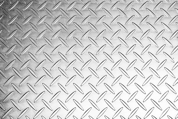 istock the black and white of metal texture 522554712