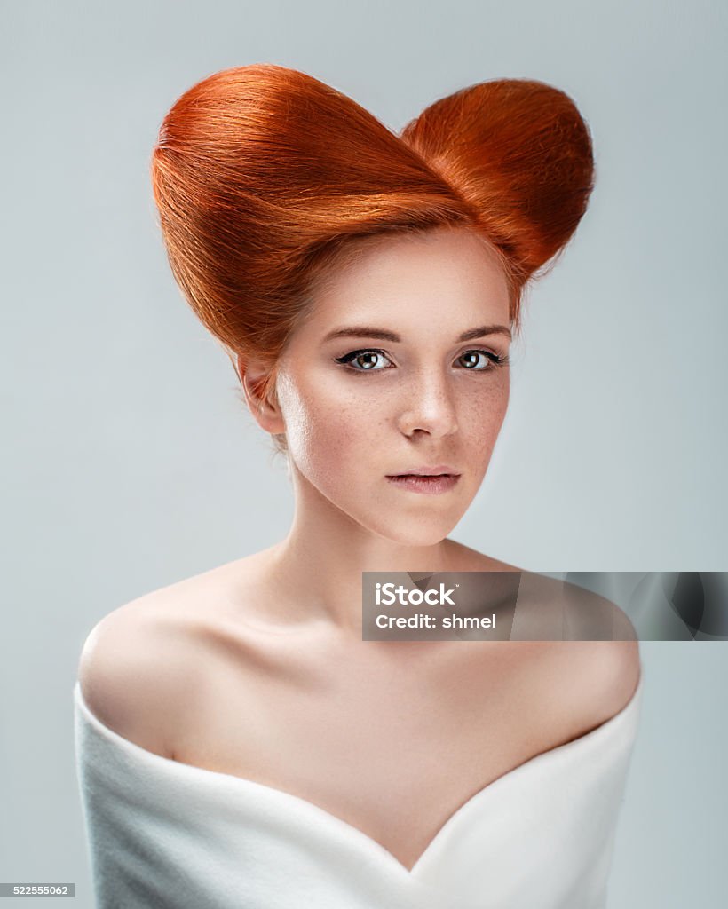 beautiful girl with body-art styled as playing card beautiful woman with make-up and body-art styled as playing card crimson queens Adult Stock Photo