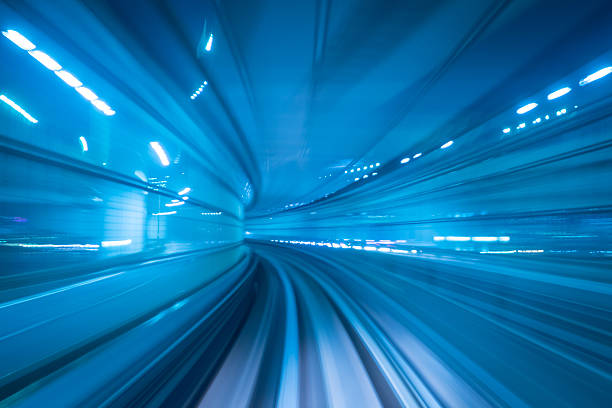 istock Motion blur of a city 522555774