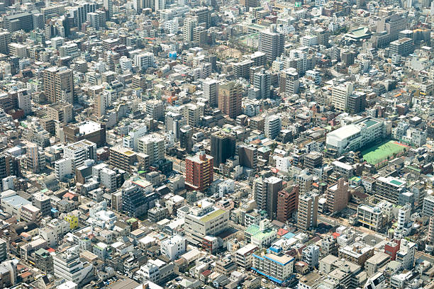 istock Tokyo bird eye view cityscape shot from Tokyo Skytree Observation deck 522557336