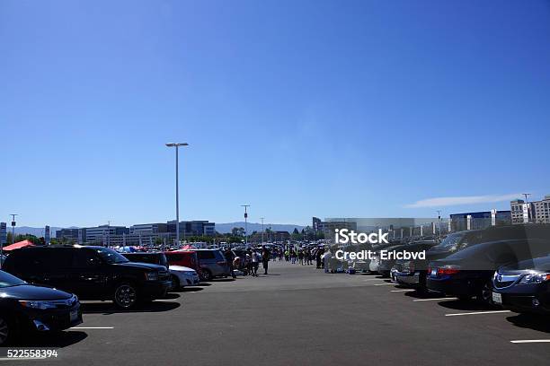 People Walking Bbqing And Tailgate In Parking Lot Stock Photo - Download  Image Now - iStock
