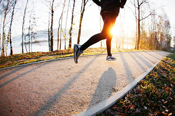 istock Running at autumn morning 522560745