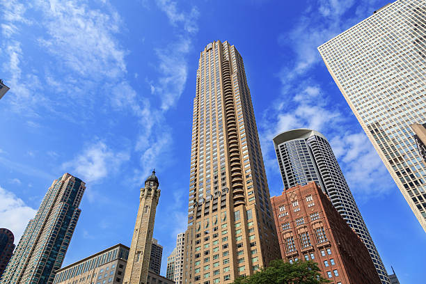 istock Downtown Chicago office buildings 522564273