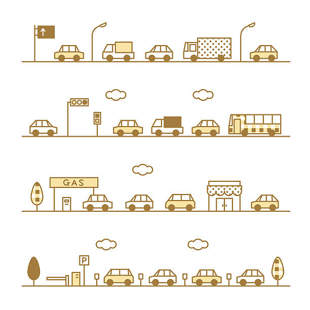 illustrations, cliparts, dessins animés et icônes de trafic couleurs sépia - parking sign taxi taxi sign cloud