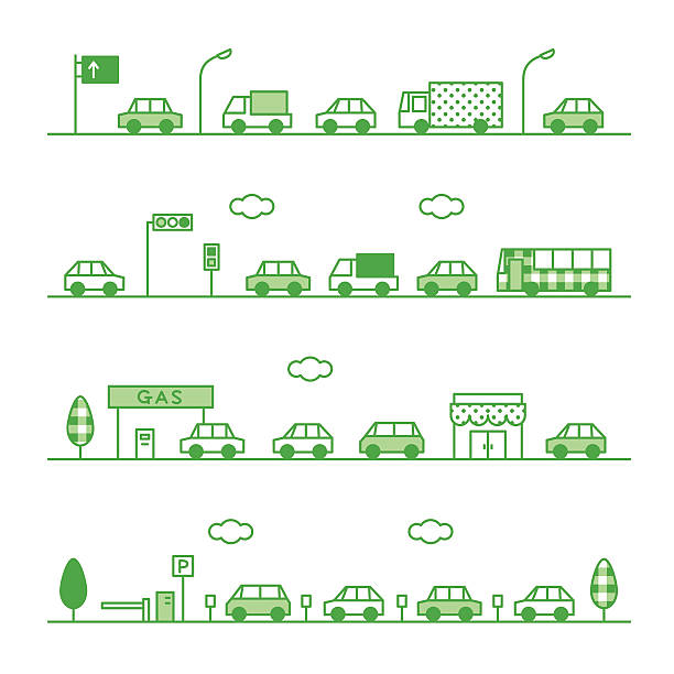 ilustraciones, imágenes clip art, dibujos animados e iconos de stock de el color verde - parking sign taxi taxi sign cloud