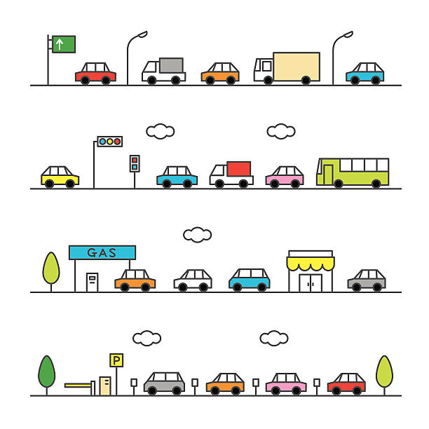 ilustraciones, imágenes clip art, dibujos animados e iconos de stock de el color gris - parking sign taxi taxi sign cloud