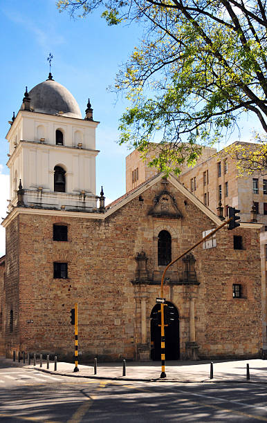 bogotá, kolumbien: kirche san agustin - san agustin stock-fotos und bilder