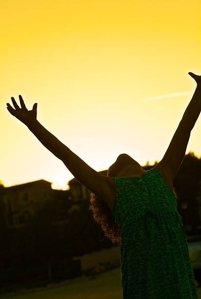 istock Child celebrating outdoors 522566727