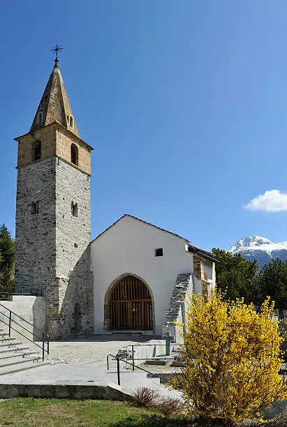 Photo of The church of Vercorin - Switzerland
