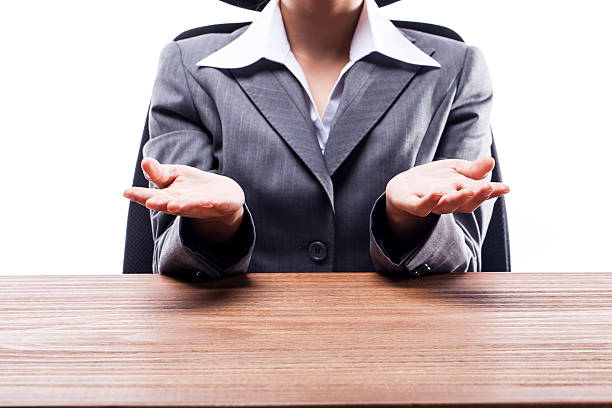Businesswoman Empty Handed