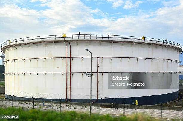 Factory Oil Tank Stock Photo - Download Image Now - Chemical, Crude Oil, Factory