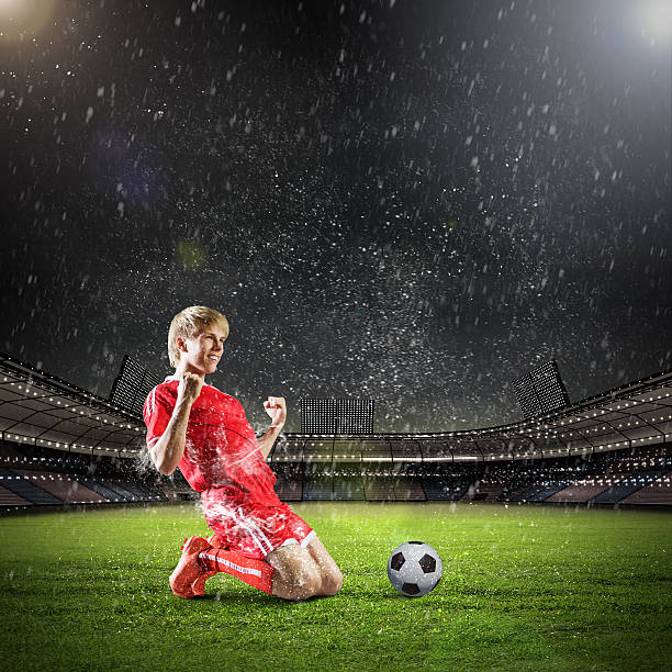 istock Football goal 522598143