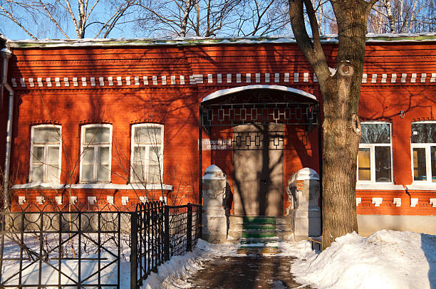 istock The old hospital building of red brick 522599549