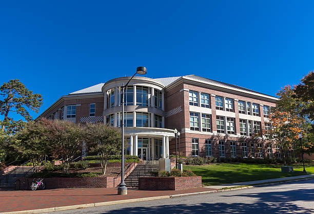 Moore Humanities & Research Administration Building at UNCG stock photo