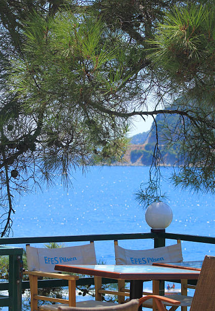 istock table in the cafe on the sea 522606083