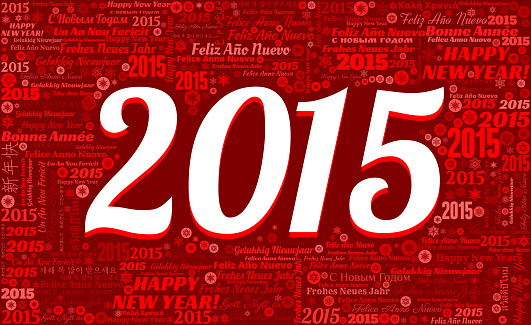 New Year Word Background