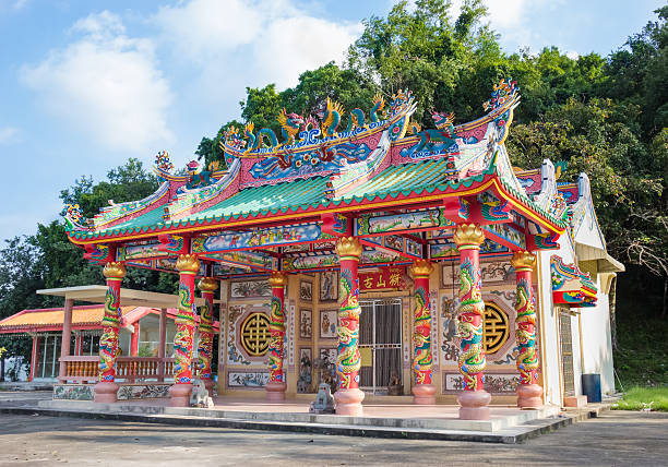 istock colorful chinese temple,chanthaburi, Thailand 522620441