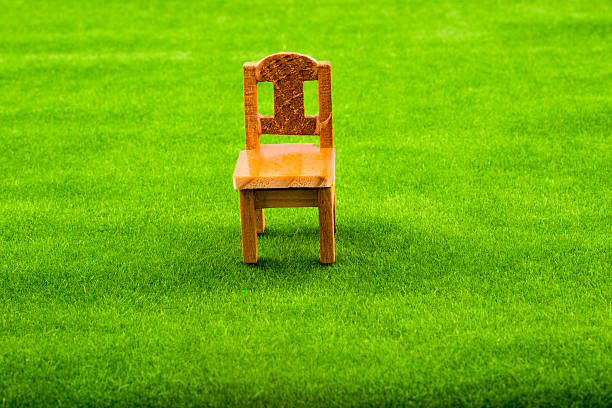istock Little model wooden chair 522622476