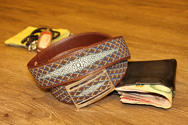 istock stingray skin belt and money pouch 522622624