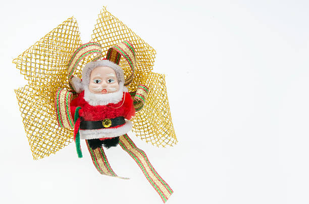istock Red plush Santa Claus. 522624675