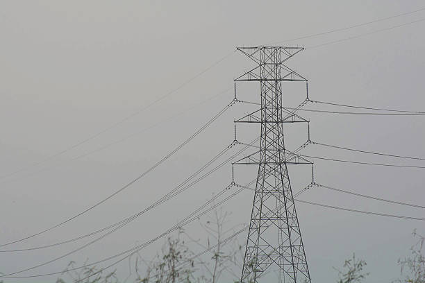 istock Electricity pylonagainst High Voltage 522625016