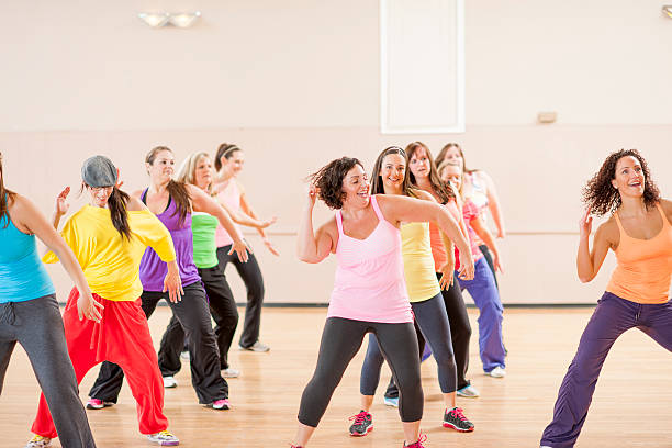 istock Women Taking a Dance Fitness Class 522628592