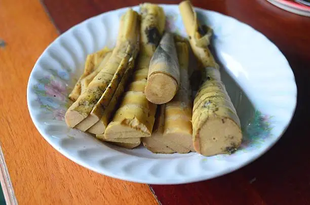 Bamboo shoot thai food