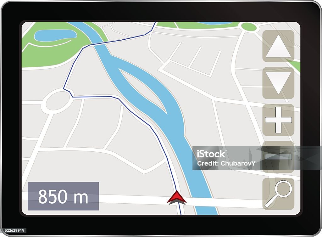 Gps Navigation System Stock Illustration - Download Image Now ...