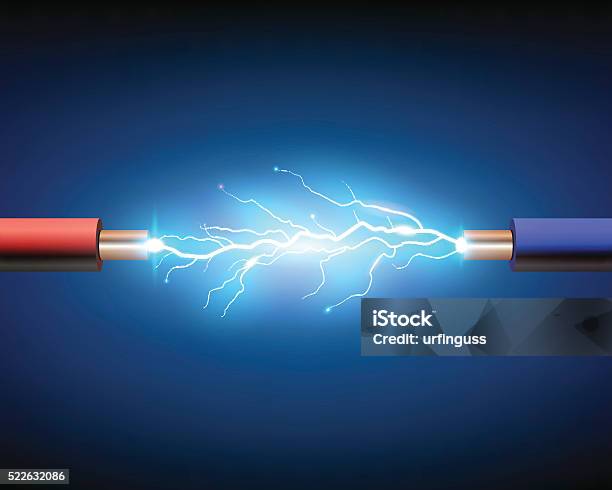 Spaclu Electric Ilustrații de stoc cu Cablu Electric Cu Scântei - Descarca imaginea ...