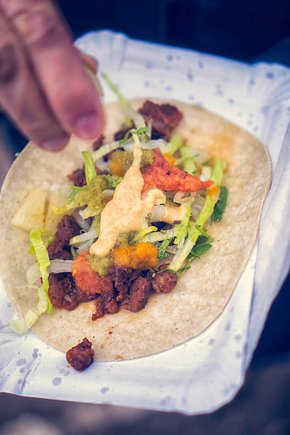 istock Mexican Tacos with Meat and Salsa 522632356