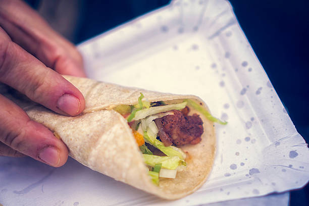 istock Mexican Tacos with Meat and Salsa 522632420