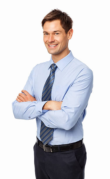 istock Smiling Businessman With Arms Crossed 522636870