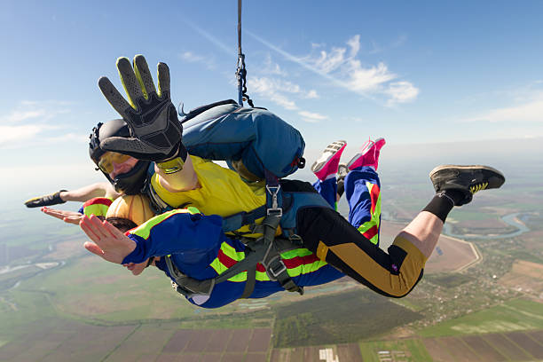istock Skydiving photo. Tandem. 522638824