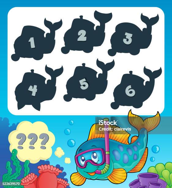 Fish Themed Riddle Fish Riddle Theme Image 9 Stock Illustration - Download Image Now ...