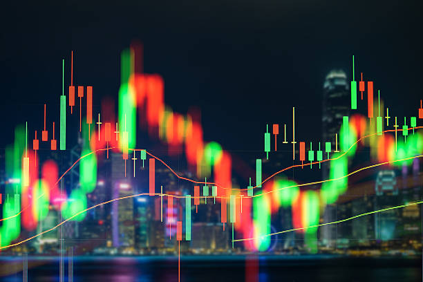 istock Stock market chart, Stock market data 522647382