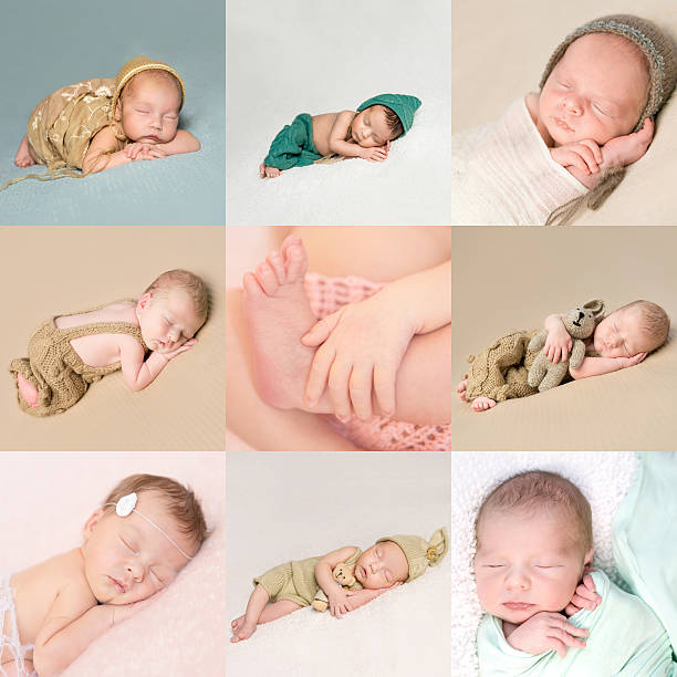 istock beautiful newborn babies collage 522649076