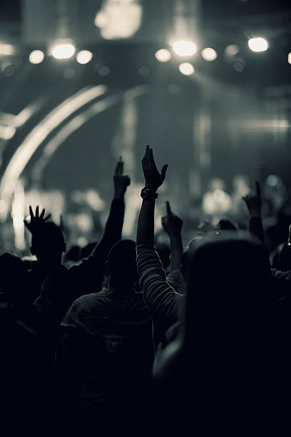 istock Group of people enjoying a concert 522649221