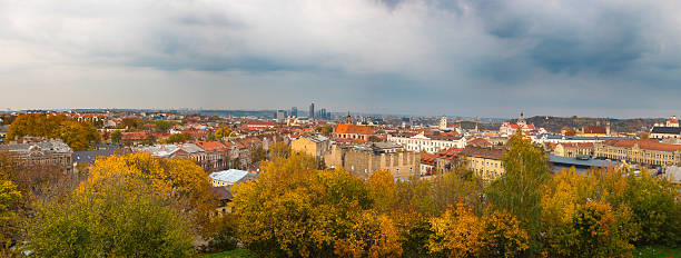 istock Panorama of the Old Town in Vilnius, Lithuania 522649890