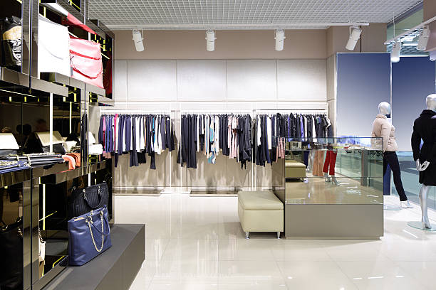 istock brand new interior of cloth store 522649929