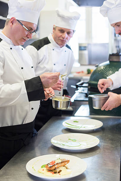 istock Order in applying ingredients on the plate 522650504