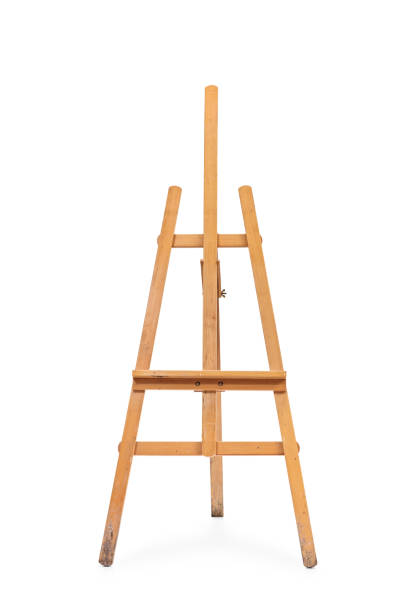 istock Vertical shot of an empty wooden easel 522650862