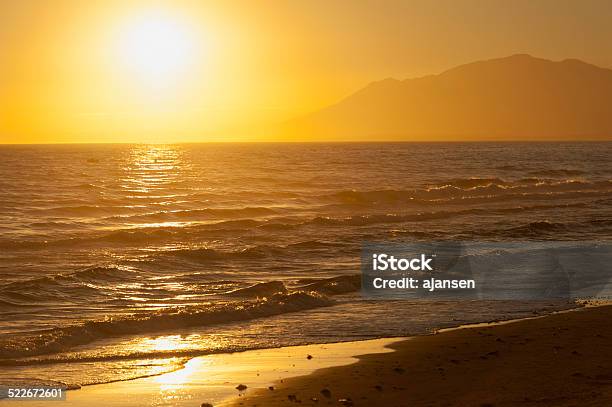 Sunset At The Costa Del Sol Stock Photo - Download Image Now - Spain, Beach, Gibraltar