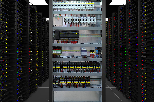 Industrial electrical control panel