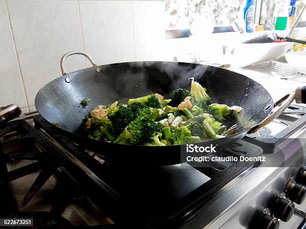 Beef Wok Stir Fry With Vegetables Stock Photo - Download Image Now - Beef, Bell Pepper, Broccoli
