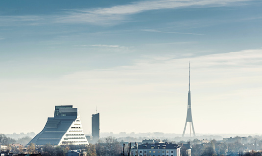Riga city skyline. Latvia