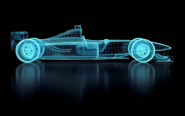 istock open-wheel single-seater racing car Mesh 522693557