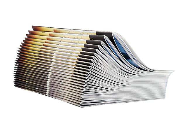 Pile of magazines