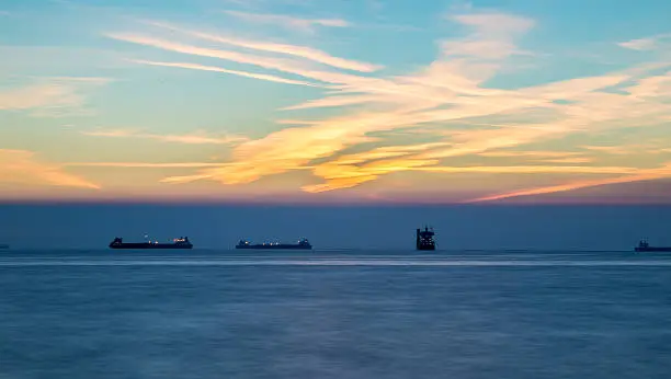 Photo of Tanker in the bay of Trieste