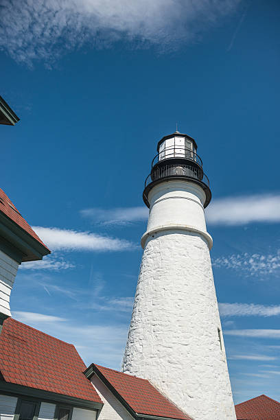 istock lighthouse on Portland - maine 522696953