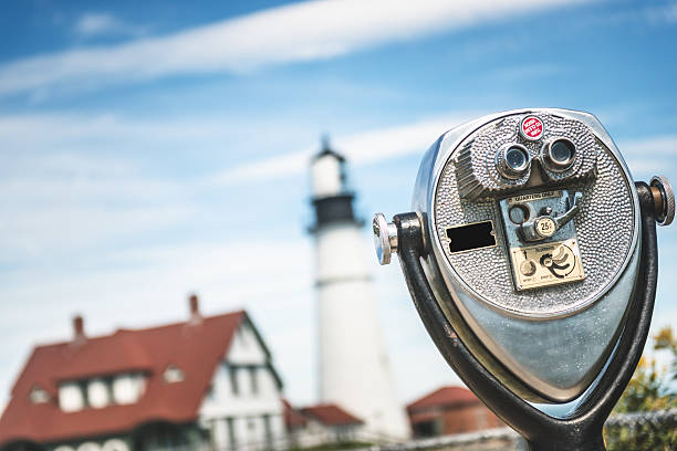 istock lighthouse on Portland - maine 522711591